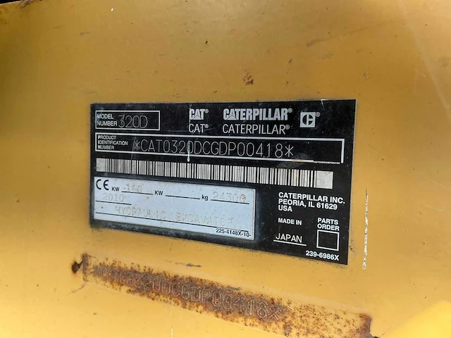 2010 - caterpillar - 320dlr-a - - afbeelding 3 van  53