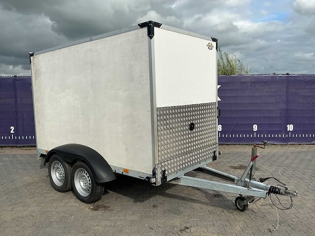 2010 - humbaur - ha2000 - gesloten aanhangwagen - afbeelding 2 van  9