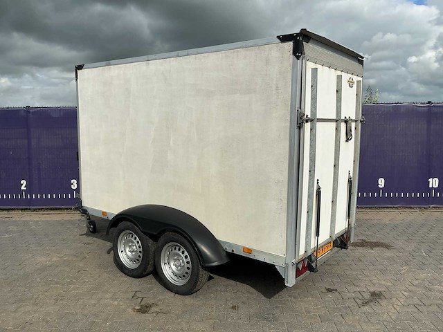 2010 - humbaur - ha2000 - gesloten aanhangwagen - afbeelding 3 van  9