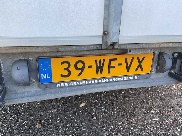 2010 - humbaur - ha2000 - gesloten aanhangwagen - afbeelding 2 van  10