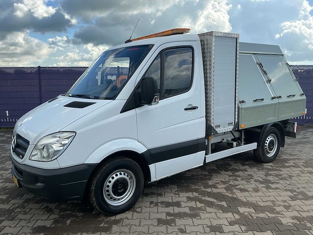 2010 - mercedes-benz - sprinter - veeg/vuil opbouw kipper - 210 2.2 cdi 325 dc - bedrijfswagen/pick-up - afbeelding 1 van  20