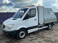 2010 - mercedes-benz - sprinter - veeg/vuil opbouw kipper - 210 2.2 cdi 325 dc - bedrijfswagen/pick-up