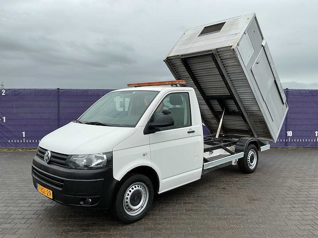 2010 - volkswagen - transporter - 2.0 tdi l2h1 - bedrijfswagen/kipper - afbeelding 12 van  16