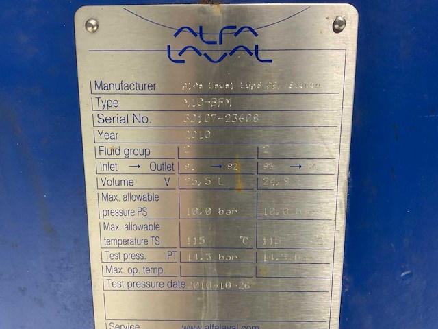 2010 alfa laval n10-bfm platenwarmtewisselaar - afbeelding 5 van  5