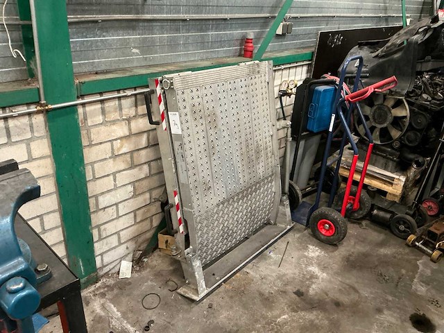 2010 altec rlk110r aluminium rolstoelplaat - afbeelding 1 van  3