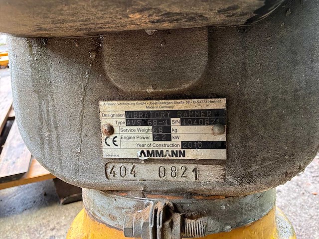 2010 ammann avs 68-4 trilstamper - afbeelding 6 van  6