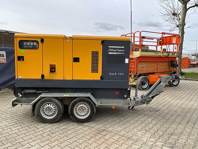 2010 atlas copco qas 100 stroom aggregaat aanhangwagen - afbeelding 19 van  24