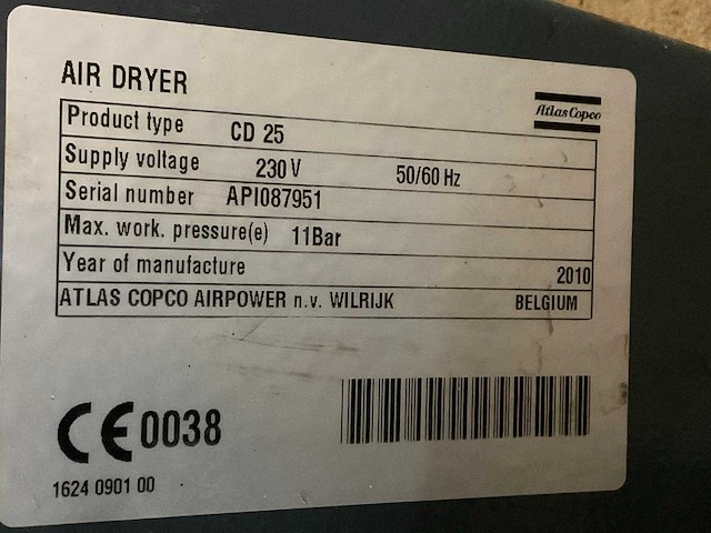 2010 atlas copo cd25 luchtdroger - afbeelding 6 van  7