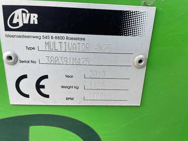 2010 avr multivator aardappelverzorging - afbeelding 16 van  20