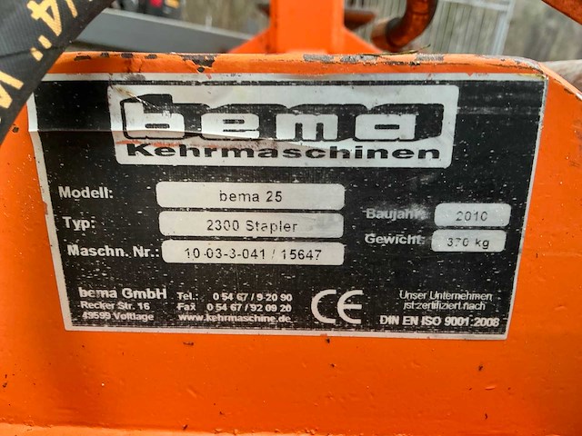 2010 bema serie 25 straatveegmachine - afbeelding 13 van  20