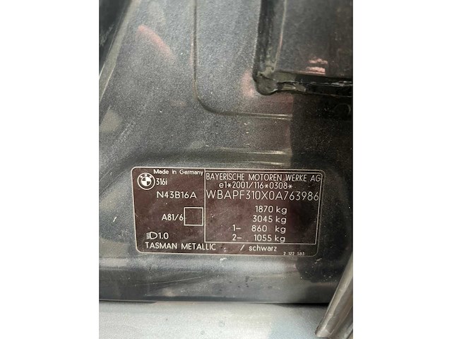 2010 bmw 3-serie 316i business line m pakket personenauto - afbeelding 36 van  44