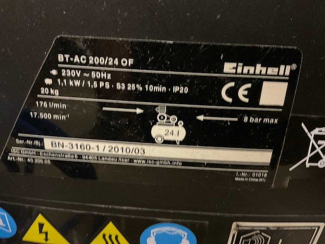 2010 bt-ac 200/24 luchtcompressor - afbeelding 6 van  6