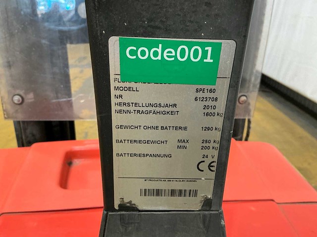 2010 bt spe160 stapelaar - afbeelding 16 van  16