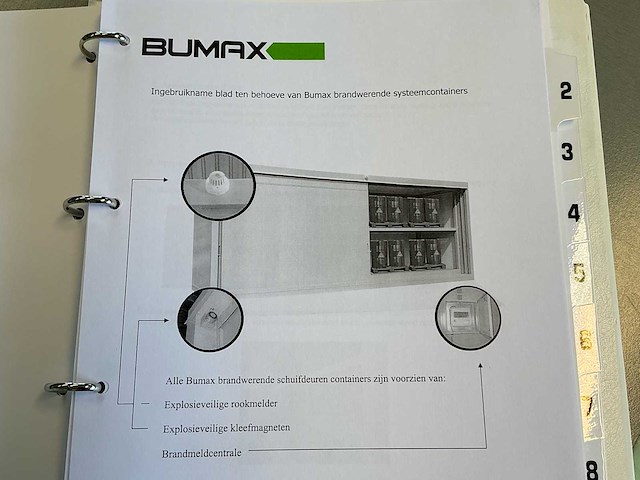 2010 bumax bmc-pl 60.20-3n pgs15 brandwerende schuifdeurcontainer (4x) - afbeelding 32 van  43