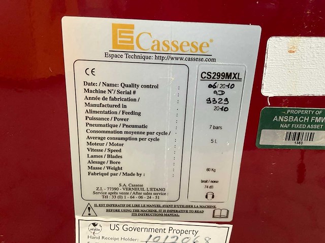 2010 cassese cs299mxl underpinner - afbeelding 5 van  5