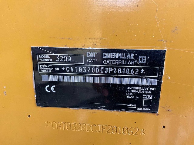 2010 caterpillar 320d rupsgraafmachine - afbeelding 13 van  20