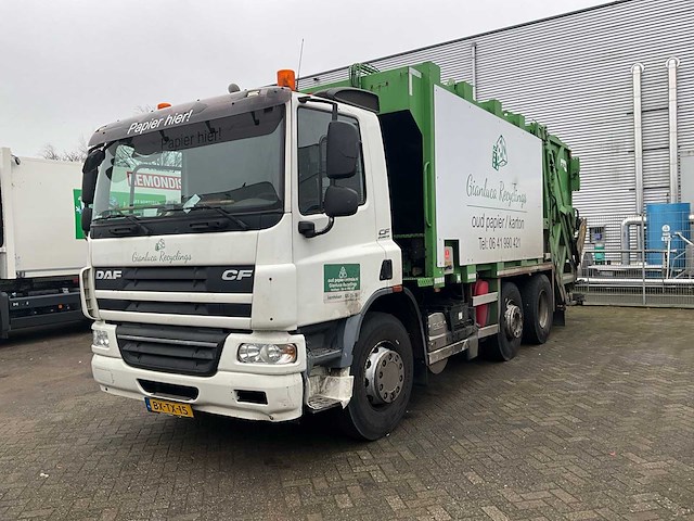 2010 daf cf75 vrachtwagen / vuilniswagen - afbeelding 1 van  8