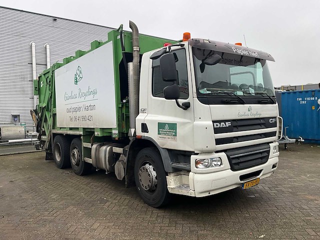 2010 daf cf75 vrachtwagen / vuilniswagen - afbeelding 6 van  8