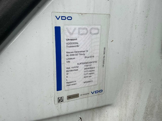 2010 daf ft cf85 opleggertrekker 40km/h - afbeelding 22 van  38