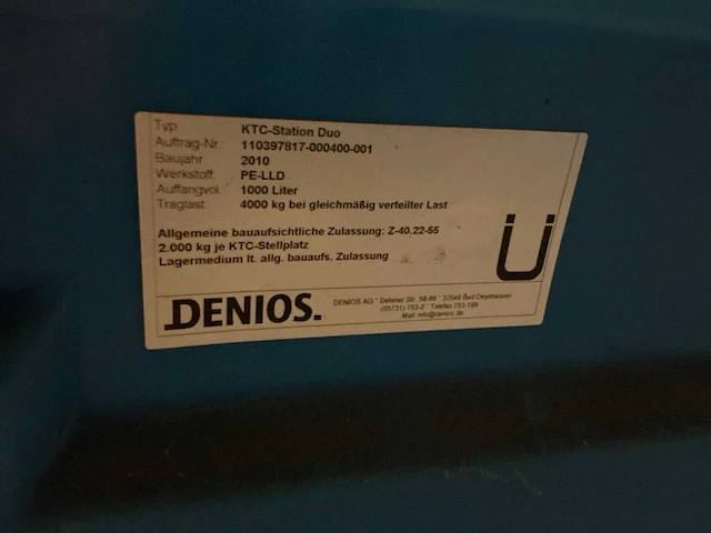 2010 denios kunststof lekbak - afbeelding 8 van  8