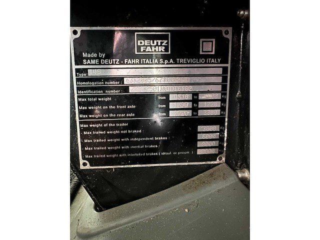 2010 deutz-fahr agrofarm 410 tweewielaangedreven landbouwtractor - afbeelding 20 van  22