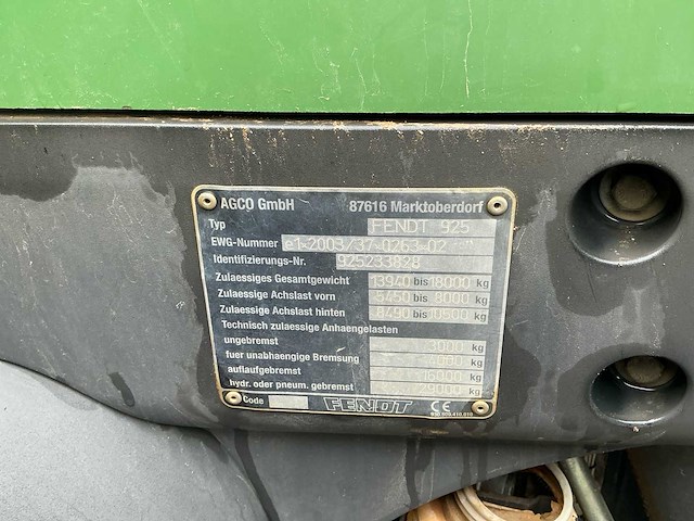 2010 fendt 927 vario vierwielaangedreven landbouwtractor - afbeelding 37 van  42