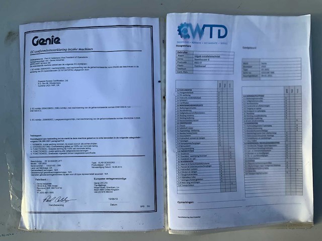 2010 genie gs2632 hoogwerker - afbeelding 11 van  17