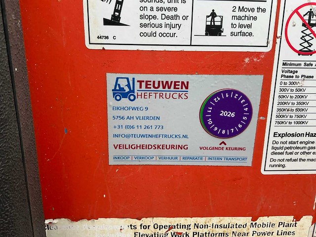 2010 genie gs2668 hoogwerker - afbeelding 24 van  29