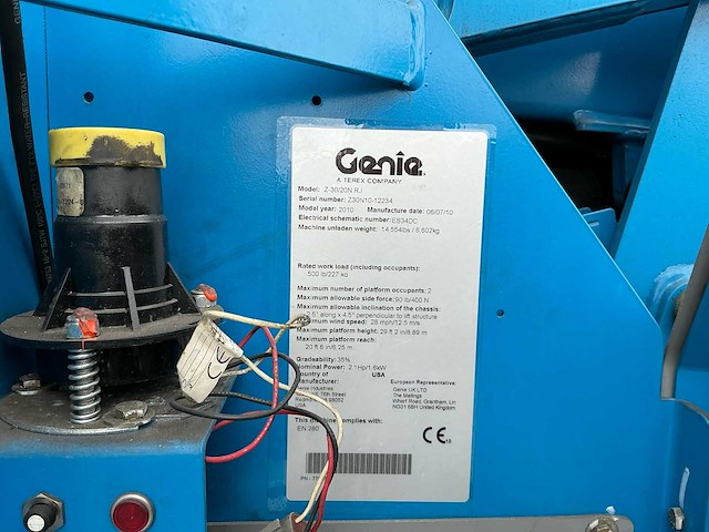 2010 genie z30/20n hoogwerker - afbeelding 13 van  20
