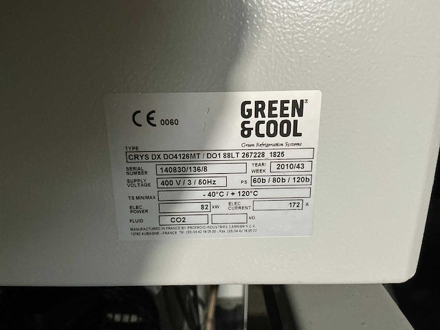 2010 green&cool crys dx0 koelinstallatie - afbeelding 5 van  19