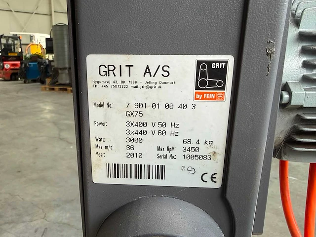 2010 grit gx 75 pijpuitslijpmachine - afbeelding 7 van  10