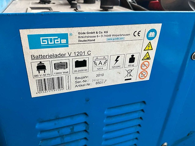 2010 güde v 1201 c 12/24 v acculader - afbeelding 7 van  7