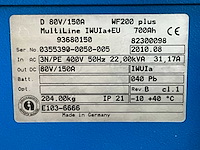 2010 hawker wf200 plus heftruck acculader - afbeelding 2 van  10