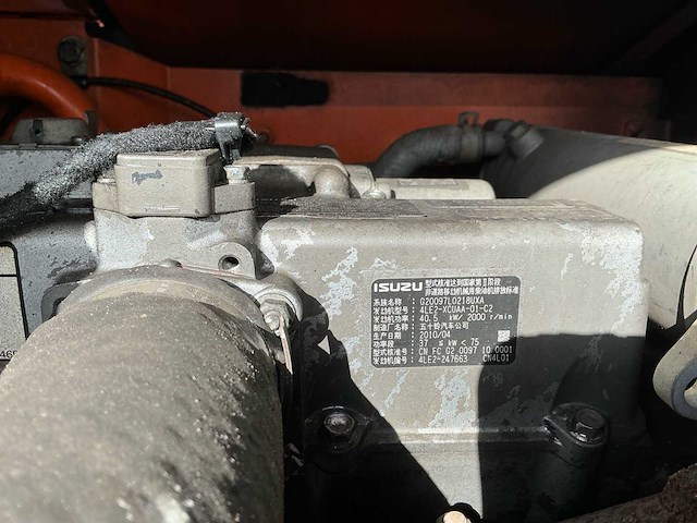 2010 hitachi zx85us-3 rupsgraafmachine met hydraulische cw30-snelwissel en kantelbak - afbeelding 7 van  29