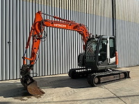 2010 hitachi zx85us-3 rupsgraafmachine met hydraulische cw30-snelwissel en kantelbak