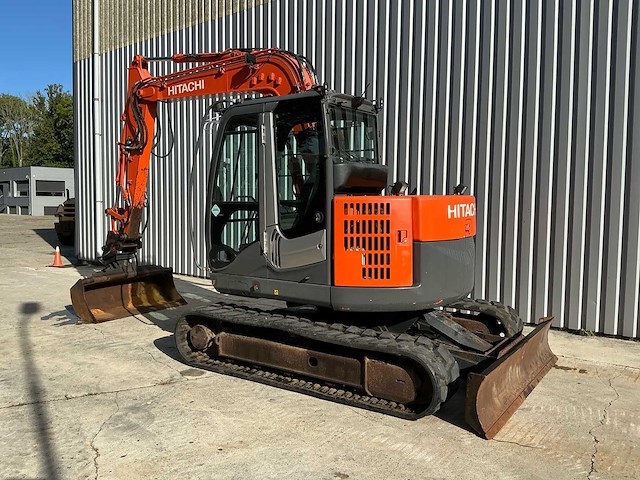 2010 hitachi zx85us-3 rupsgraafmachine met hydraulische cw30-snelwissel en kantelbak - afbeelding 19 van  48