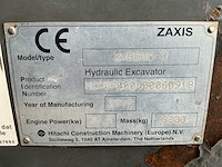 2010 hitachi zx85us-3 rupsgraafmachine met hydraulische cw30-snelwissel en kantelbak - afbeelding 25 van  48