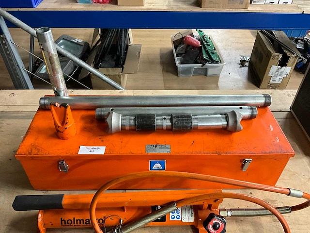 2010 holmatro hts 550a hydraulische handpomp-set met cilinders en toebehoren - afbeelding 4 van  5