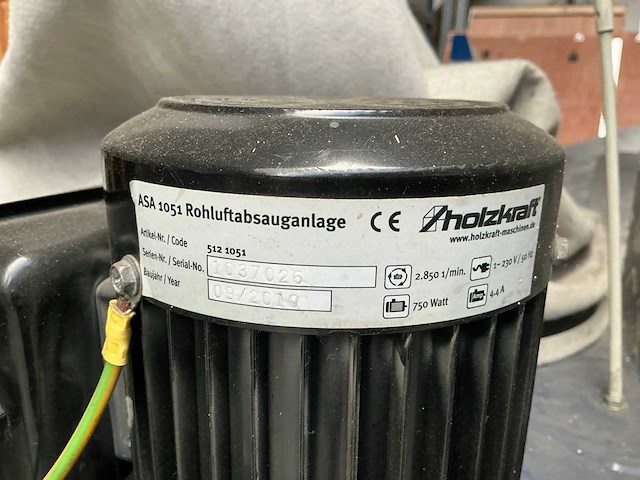 2010 holzkraft asa 1051 straalgrit afzuiging - afbeelding 7 van  7