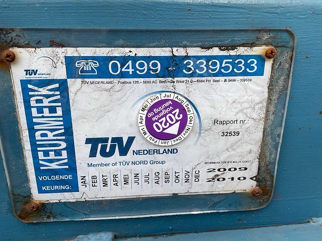 2010 htz 3 pers werkbak - afbeelding 4 van  7