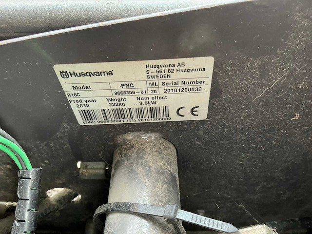 2010 husqvarna pnc zitmaaier - afbeelding 8 van  13
