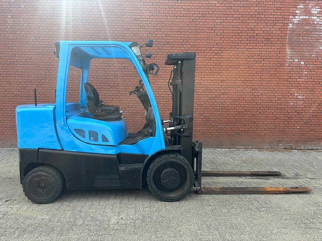2010 hyster s7.0ft space saver dieselheftruck - afbeelding 12 van  18