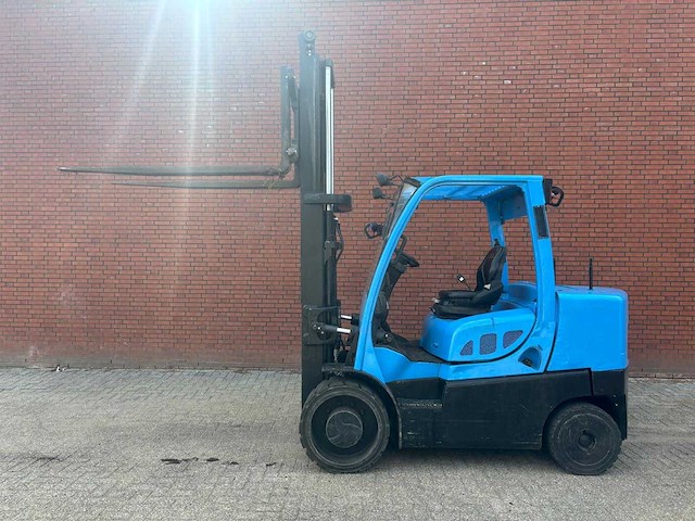 2010 hyster s7.0ft space saver dieselheftruck - afbeelding 16 van  18