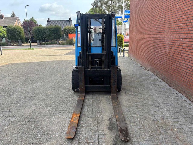 2010 hyster s7.0ft space saver dieselheftruck - afbeelding 18 van  18