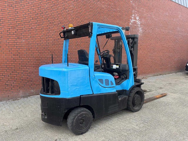 2010 hyster s7.0ft space saver dieselheftruck - afbeelding 7 van  12