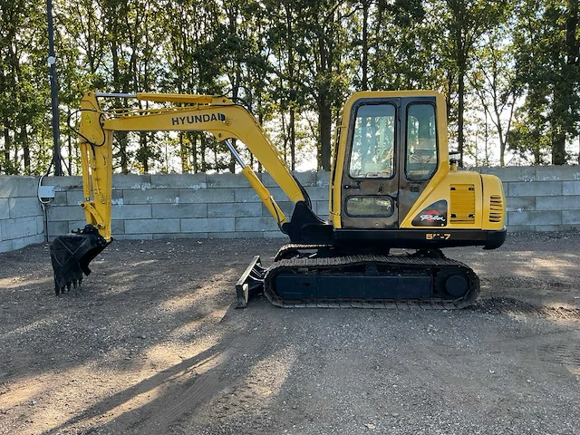 2010 hyundai robex 55-7 midigraafmachine - afbeelding 12 van  46