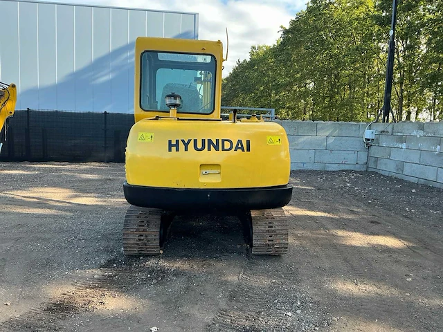 2010 hyundai robex 55-7 midigraafmachine - afbeelding 41 van  46
