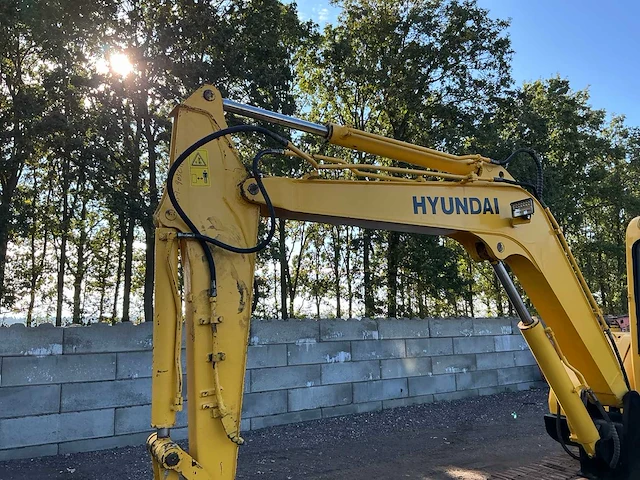 2010 hyundai robex 55-7 midigraafmachine - afbeelding 9 van  39