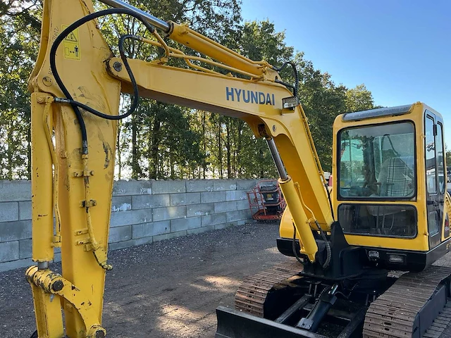 2010 hyundai robex 55-7 midigraafmachine - afbeelding 32 van  46