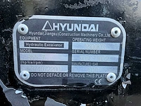 2010 hyundai robex 55-7 midigraafmachine - afbeelding 14 van  46